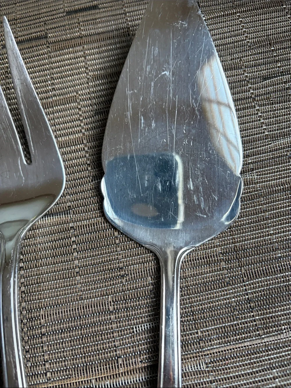 Lenox Stainless Steel Serving Spoon, Fork & Pie Server